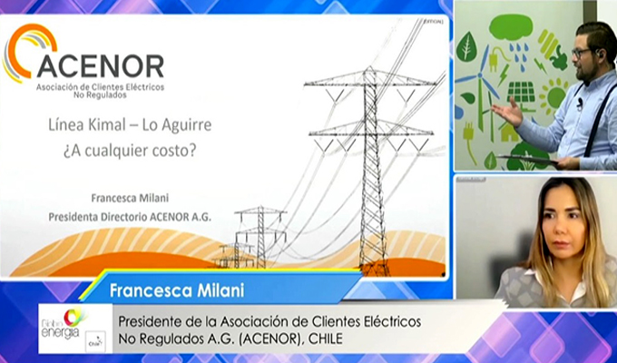 Francesca Milani expuso en BioBío Energía